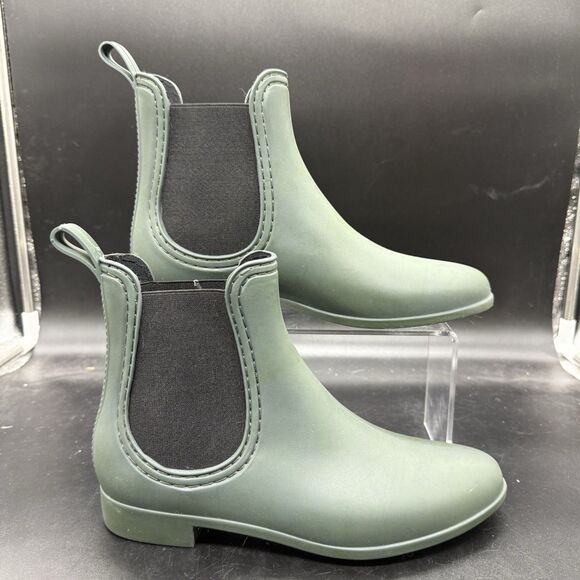 Rain Boot Report Womens Slicker Green Size 9 Excellent Condition - Picture 1 of 7